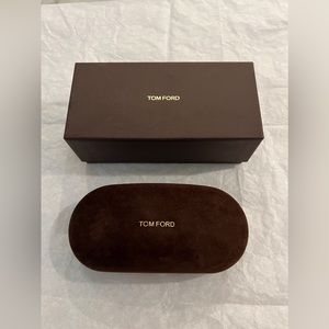 Tom Ford Glasses Case with Box and Lens Cloth